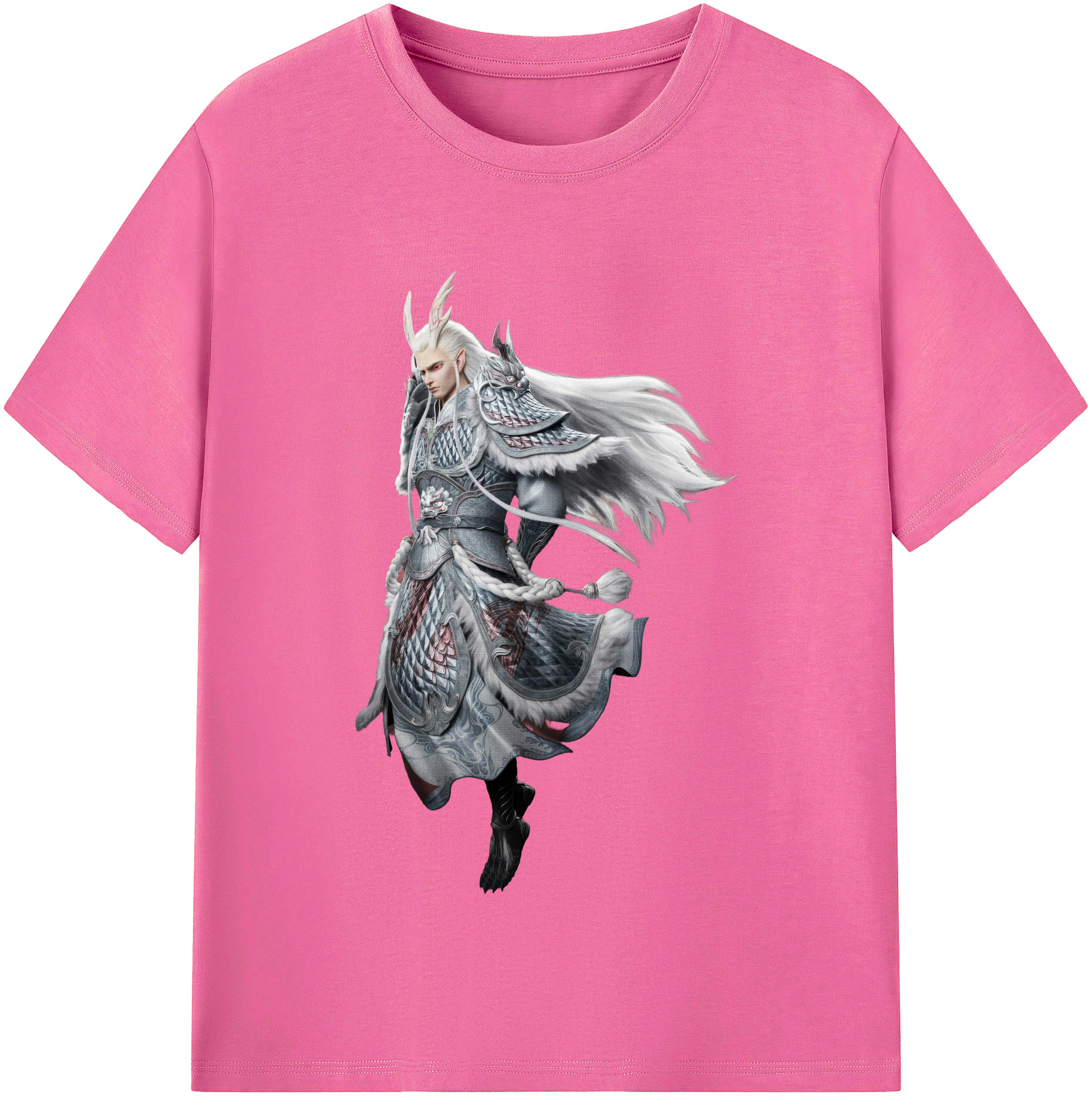 （画像用） Ne Zha 2 ナタ 魔童の大暴れ レディースカジュアルプリントTシャツ（綿100％）